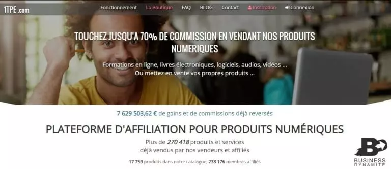 1TPE avis : Gagner de l'argent avec l'affiliation sur la plateforme francophone 1 Gagner de l'argent avec l'affiliation