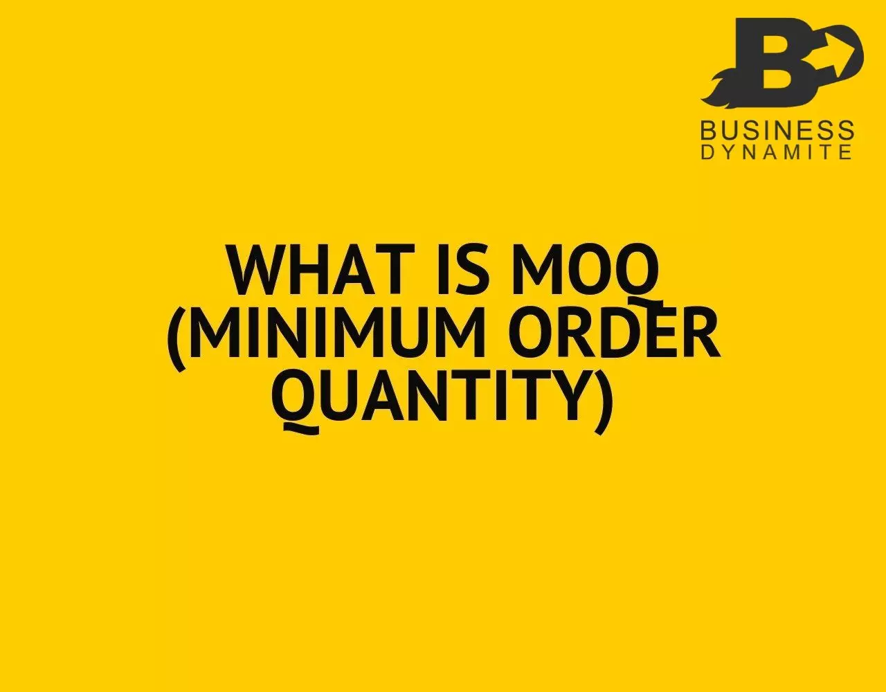 MOQ Quantitéminimumd'achat