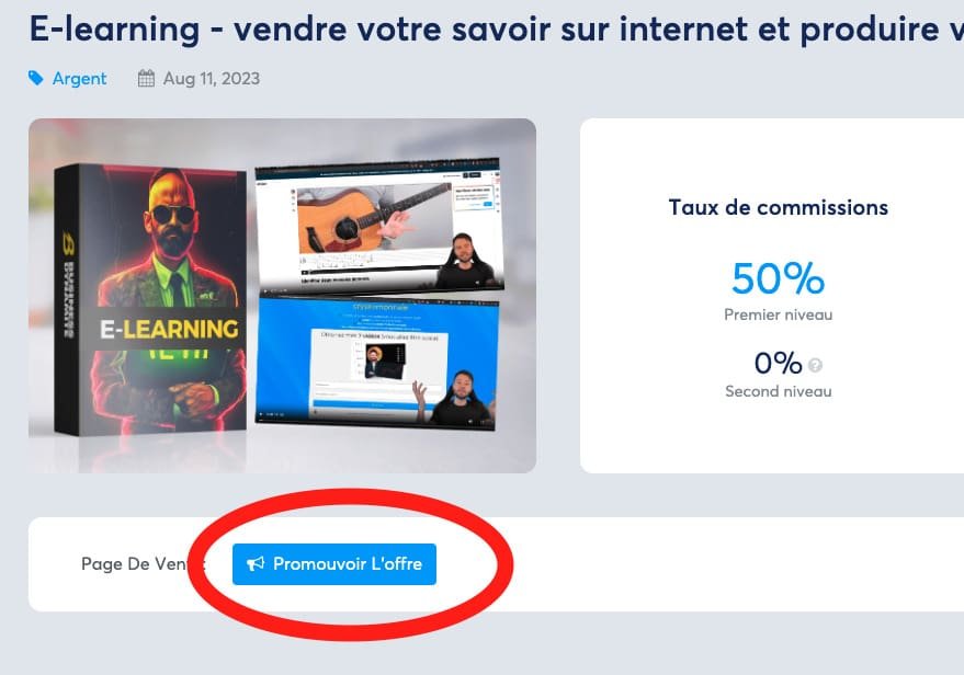 Offre de formation en affiliation