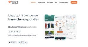 Une application mobile qui récompense les utilisateurs qui marchent et gagnent de l'argent.