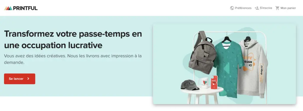 Comment créer une marque de vêtements ? Guide complet 4 Printful qui est le POD qui permet de créer sa marque d'habits.