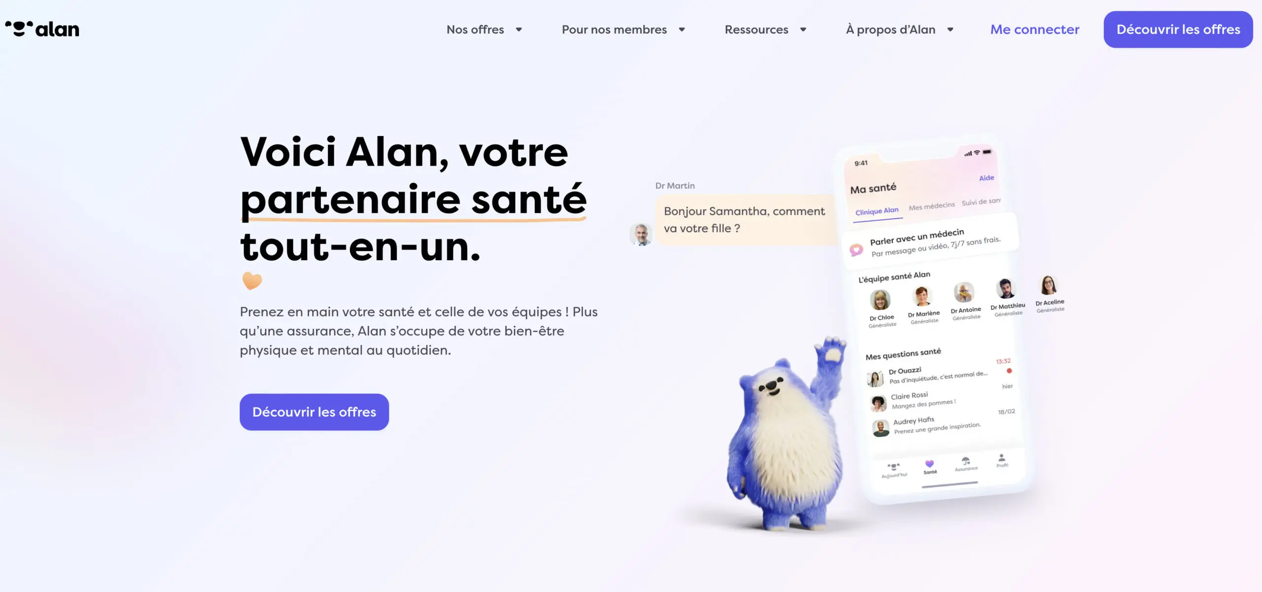 Un site internet à l'image de la mutuelle pour entreprise hyper pratique.