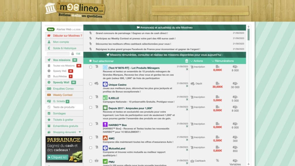 Moolineo Avis - est-il une arnaque pour gagner de l'argent ? 4 Screenshot 2023 09 21 at 11.06.53