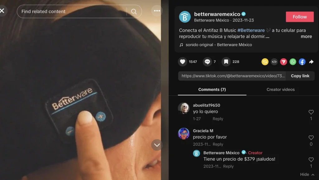 trouver un produit gagnant - le tutoriel complet 11 Une publicité sur TikTok.