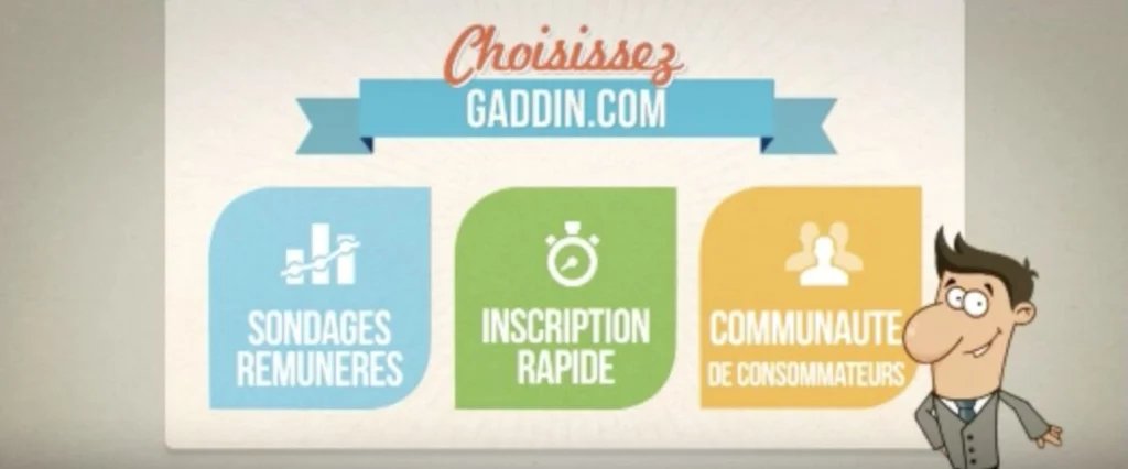 Gaddin Avis - Gagner de l'argent en testant des produits 1 Illustration de gaddin.com
