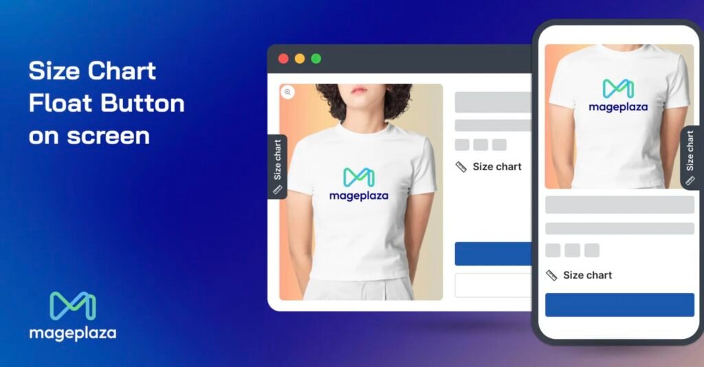 Guide des tailles - comment insérer un tableau sur shopify ? 3 Un exemple responsive et mobile de tableau des tailles de vêtements