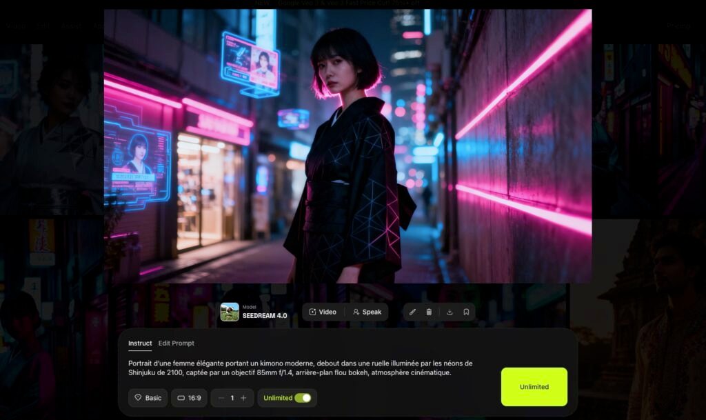 Comment créer sa première image et vidéo animée avec l'iA 1 Screenshot 2025 09 15 at 13.00.16