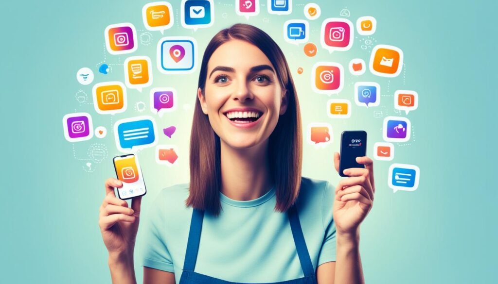 Service client en ligne via Instagram