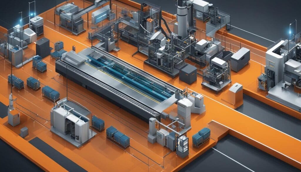 chaîne d'approvisionnement automatisée