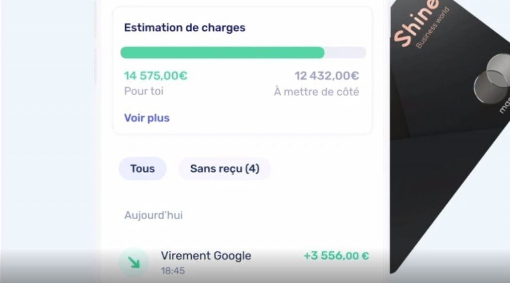 La meilleure banque est Shine avec son application mobile