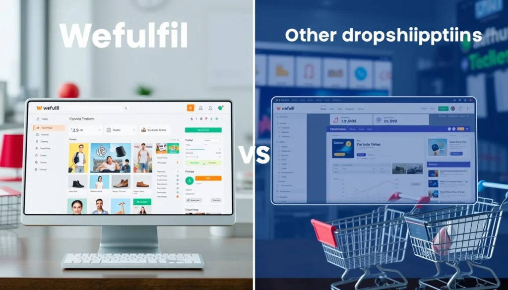comparaison Wefulfil avec autres plateformes de dropshipping comparaison Wefulfil avec autres plateformes de dropshipping