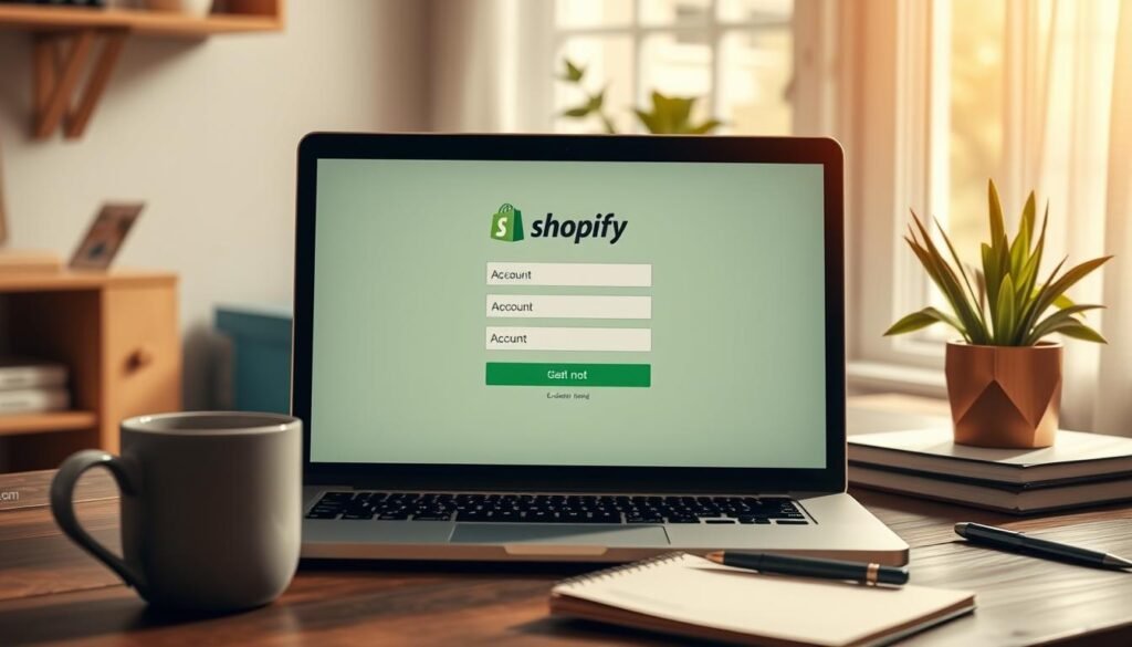 créer compte Shopify
