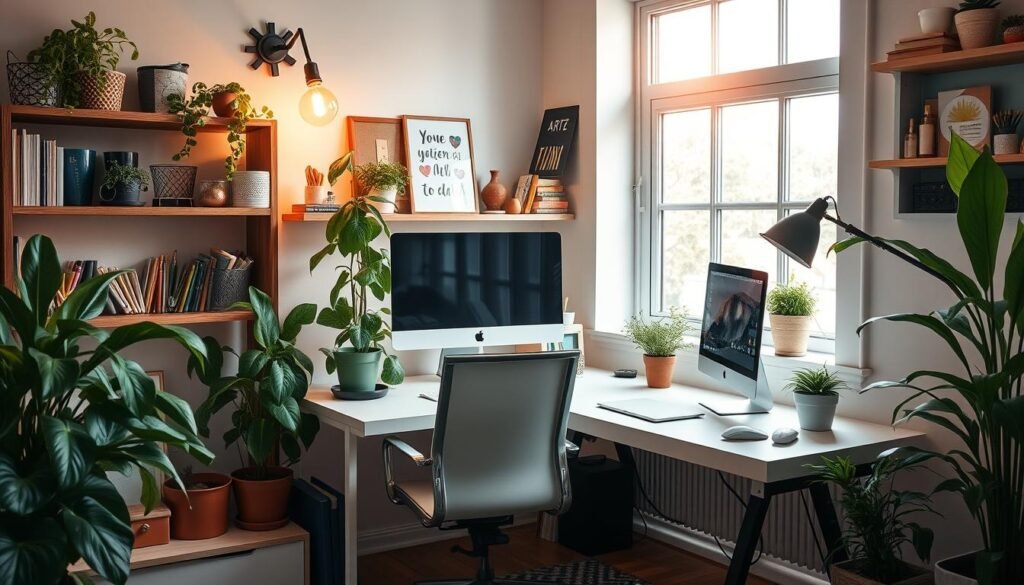 espace de travail à domicile