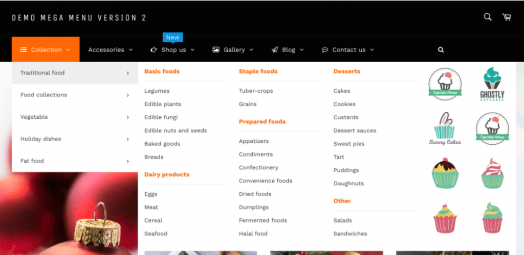 Comment créer un menu responsive sur Shopify ? 5 Super menu avec des images et photo sur shopify app.