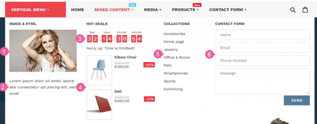 Comment créer un menu responsive sur Shopify ? 6 Un mega menu pro sur shoipfy et gratuit.