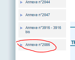 L'annexe 2086 pour déclarer sa cryptomonnaie.