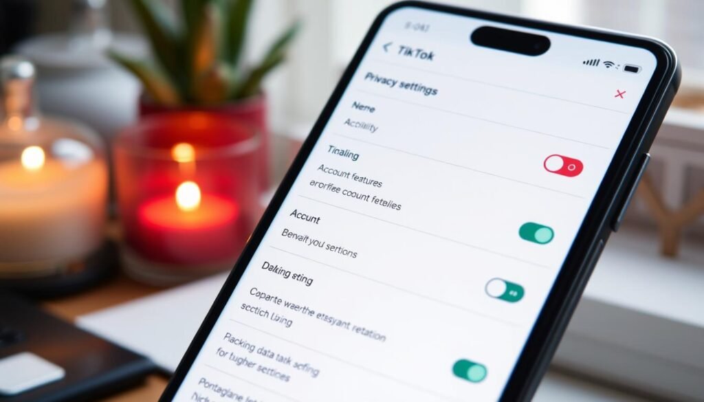 paramètres de confidentialité TikTok