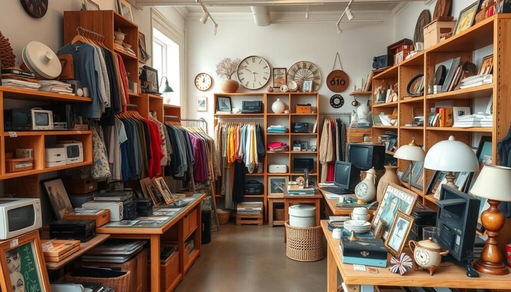 présenter des objets à vendre