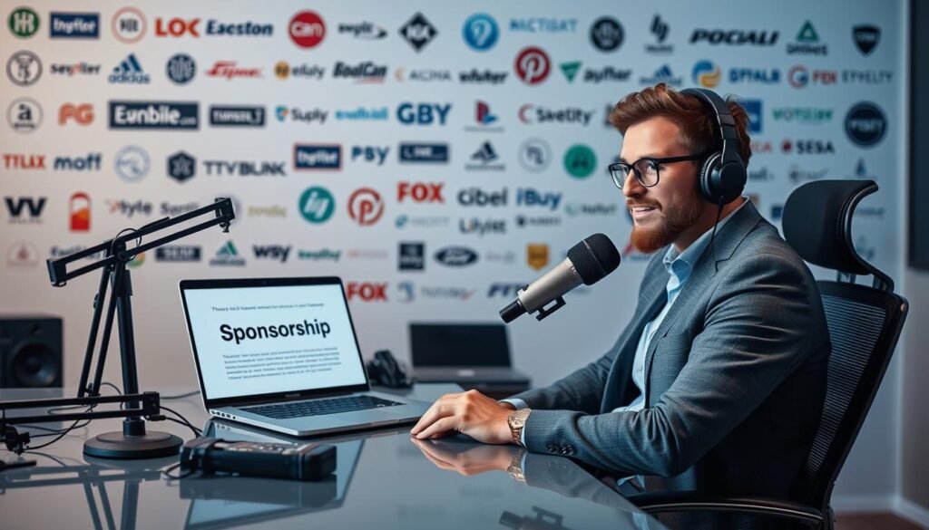 se rapprocher des sponsors pour podcasts