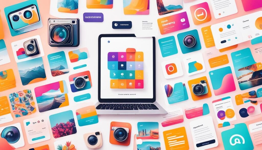 stratégies de contenu visuellement attractives sur Instagram