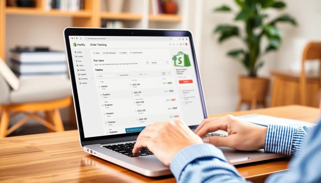 suivi des commandes Shopify