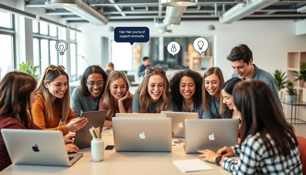 support client et communauté Shopify